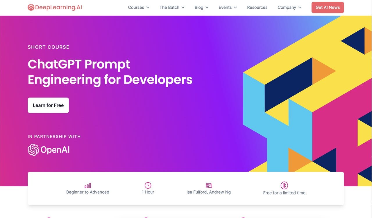 Want to learn more about prompt engineering? This free course can help